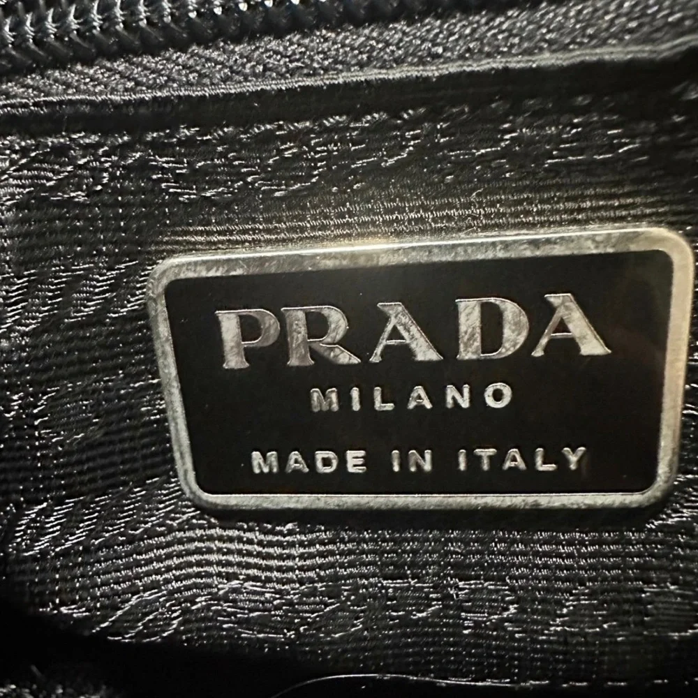 Vintage PRADA Tessuto Quilted Shoulder Bag RARE - Picture 6 of 12